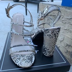 Snakeskin Like Wedges